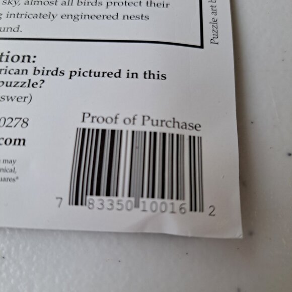 Scramble Squares Puzzle North American Birds 9 Pcs Ages 4+ Brain Teaser 12x12" - Picture 4 of 4